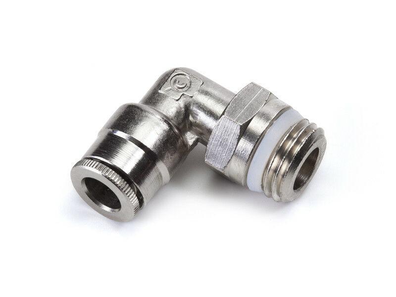 Airbag Man Elbow 1/4 PTC x 1/8" NPT Female Swivel - Plastic